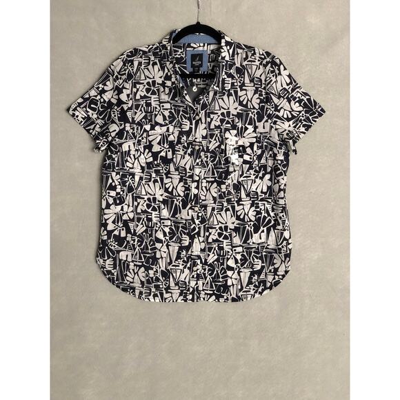 Nautica Jeans Button-up Top Women's Small Cotton  NEW - Picture 1 of 6